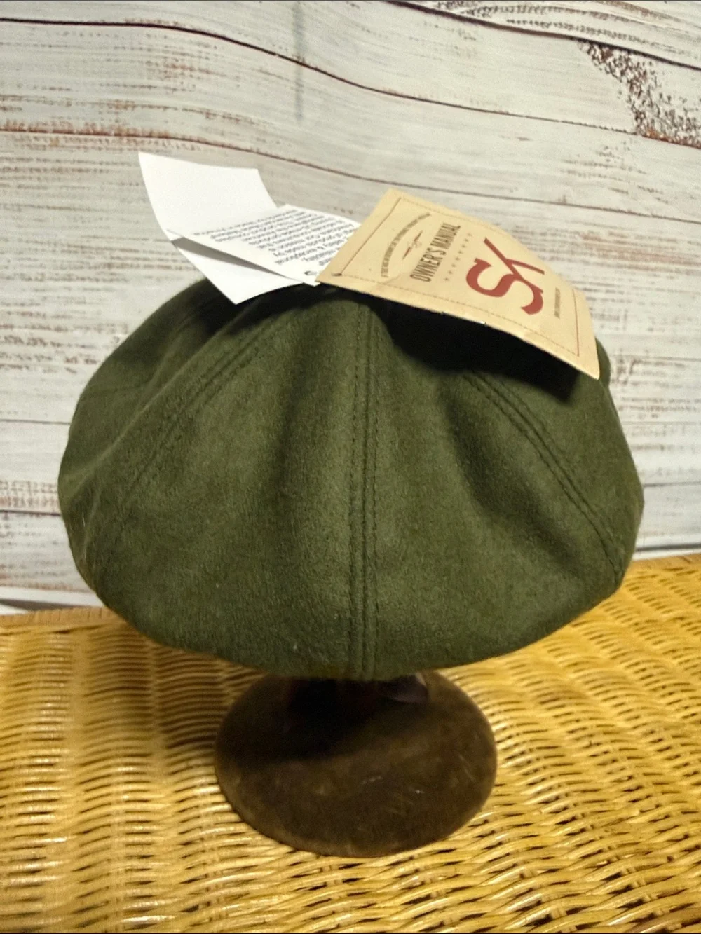 Stormy Kromer The Gatsby Cap in Loden Green NEW 6 3/4